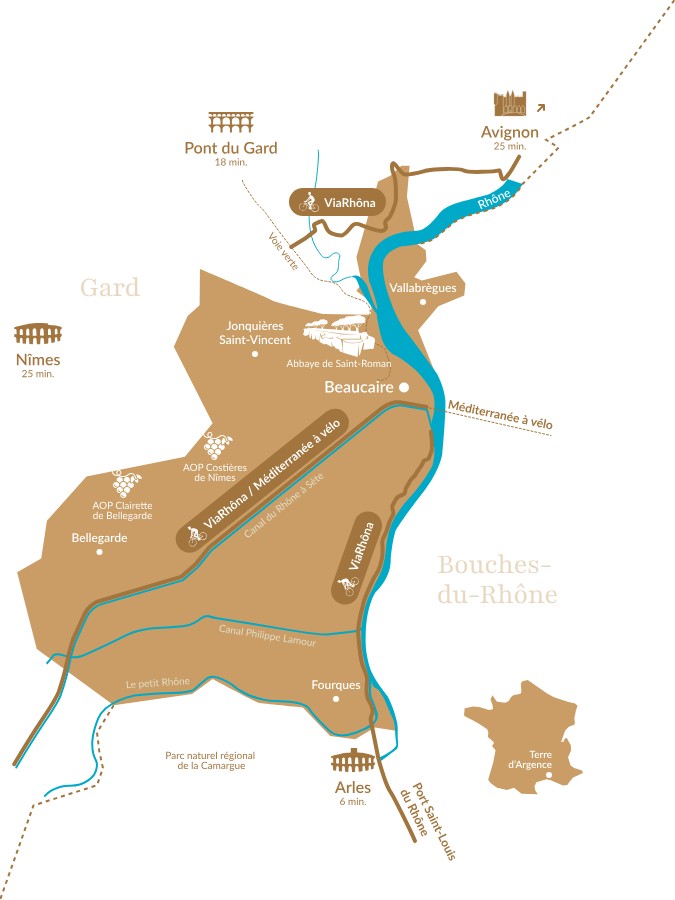 Carte de la destination Terre d'ARgence