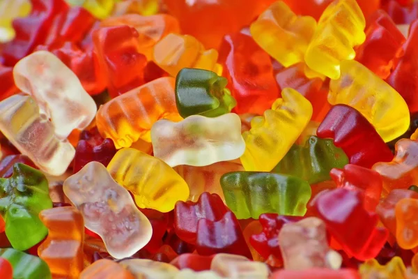 Die Gummibärchen-Süßigkeiten aus dem Haribo-Museum in Uzès