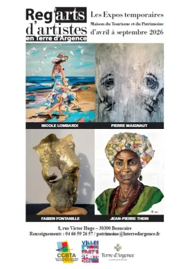 Affiche reg'arts d'artistes en Terre d'Argence 2026
