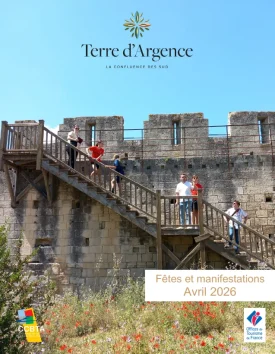 Couverture agenda avril Terre d'Argence